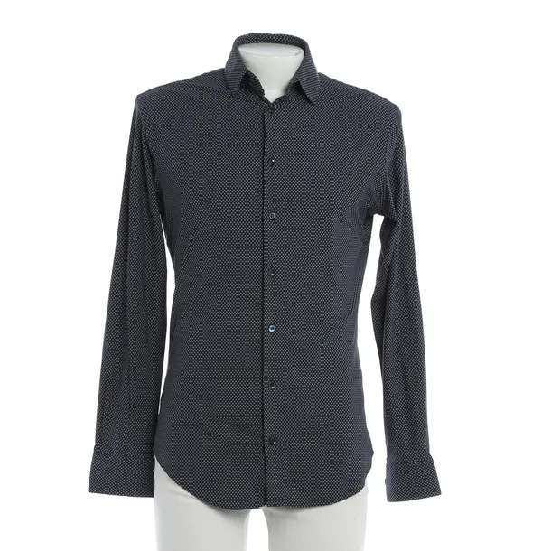 Hemd, in Navy, Polyester, Giorgio Armani