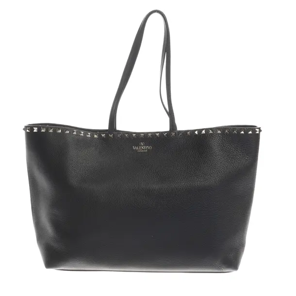 Shoulder Bag, in Black, Leather, Valentino