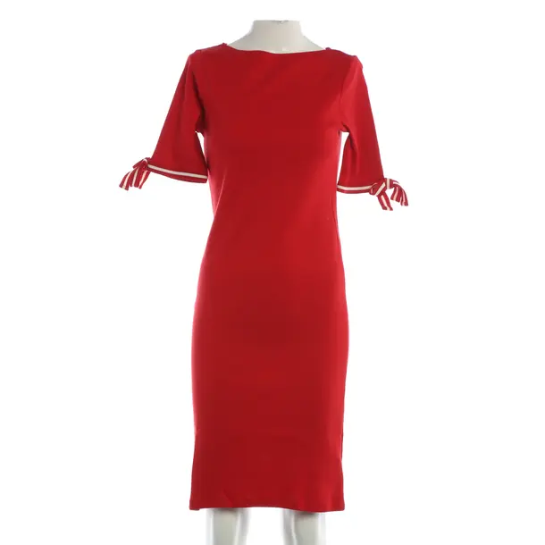 Dress, in Red, Cotton, Ralph Lauren Black Label