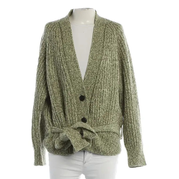 Cardigan, in Green, Wool, Ganni