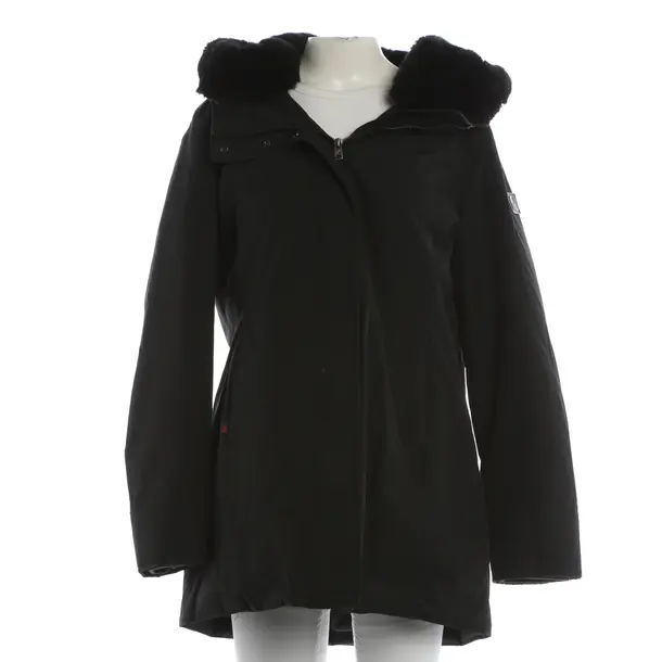 Winter Jacket, in Black, Cotton, Woolrich