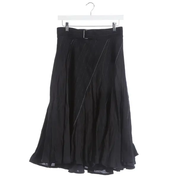 Skirt, in Navy, Wool, High Use