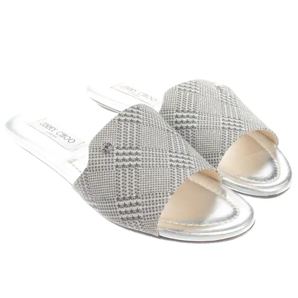 Sandalen, in Silber, Jimmy Choo