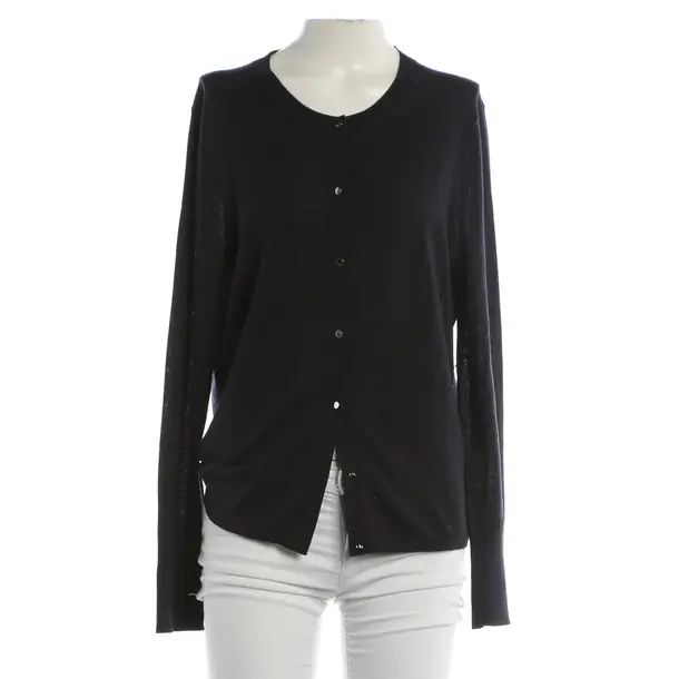 Strickjacke, in Navy, Wolle, Hugo Boss Black Label