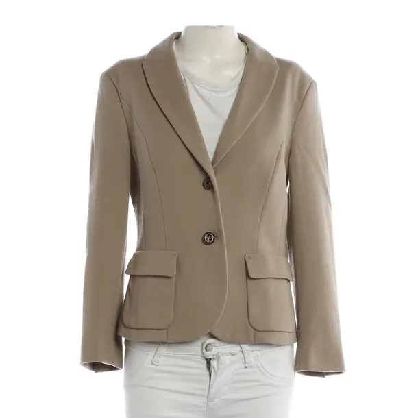 Blazer, in Light Brown, Wool, Marc Cain