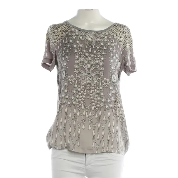 Shirt, in Light Gray, Silk, Marc Cain