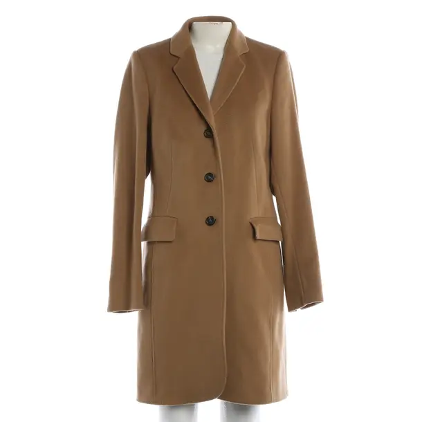 Mid-Season Coat, in Light Brown, Wool, Windsor
