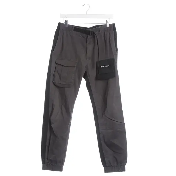 Pants, in Gray, Cotton, Palm Angels
