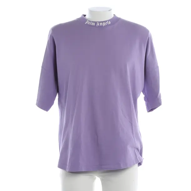 T-Shirt, in Purple, Cotton, Palm Angels