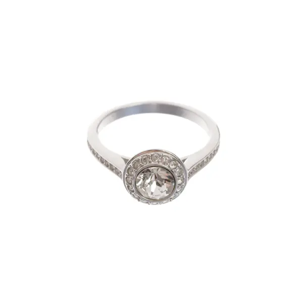 Ring, in Silver, Metal (metallic, metallized), Swarovski