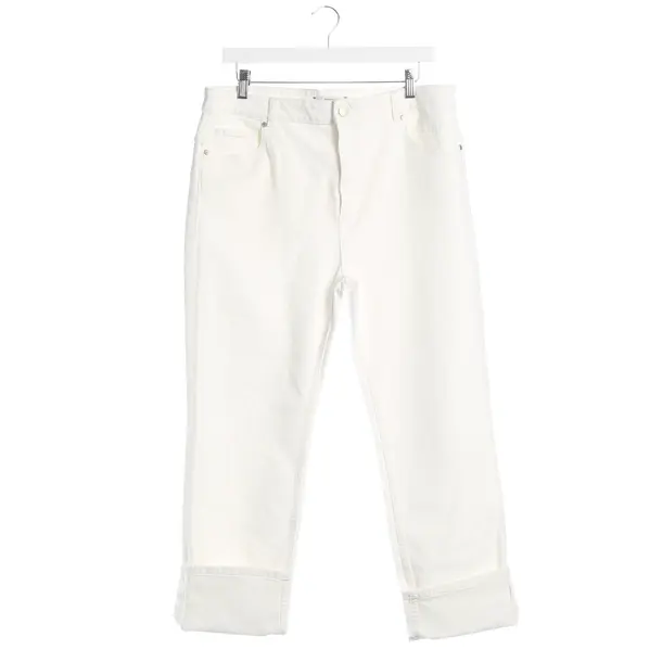 Jeans straight fit, in Bianco, Cotone, Dorothee Schumacher
