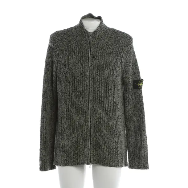 Cardigan, in Green, Cotton, Stone Island