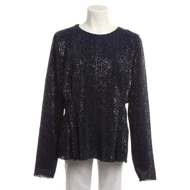 Blouse, in Navy, Metal (metallic, metallised), Stine Goya