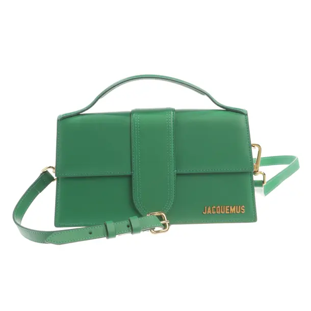 Handtasche, in Grün, Leder, Jacquemus