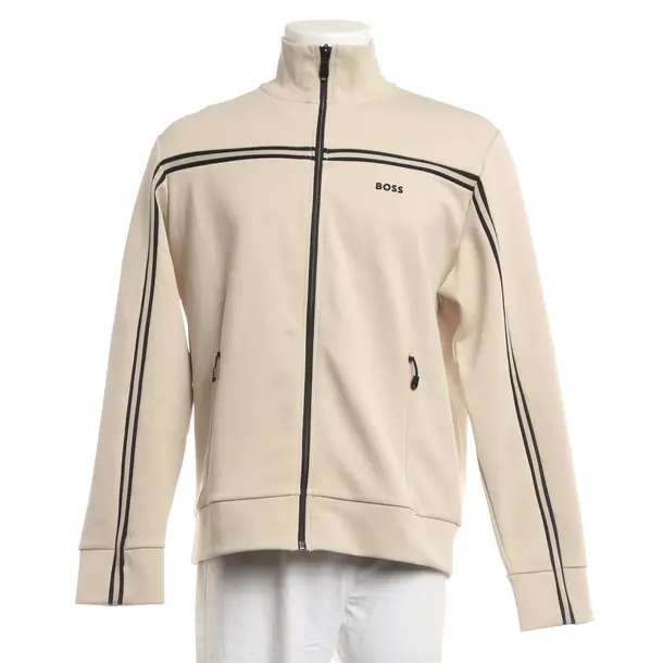 Zip-Up Hoodie, in Brown, Cotton, Hugo Boss Green