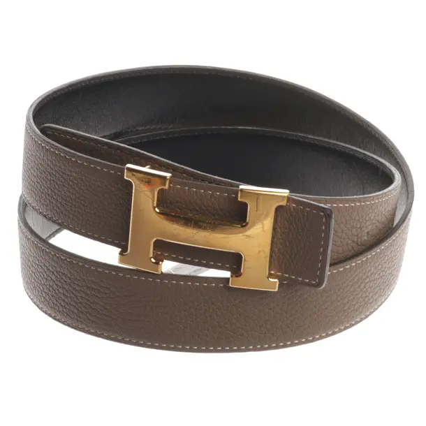 Belt, in Black, Leather, Hermès
