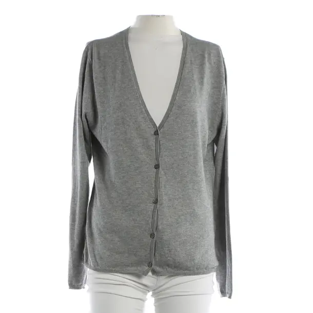 Cardigan, in Gray, Cotton, Allude