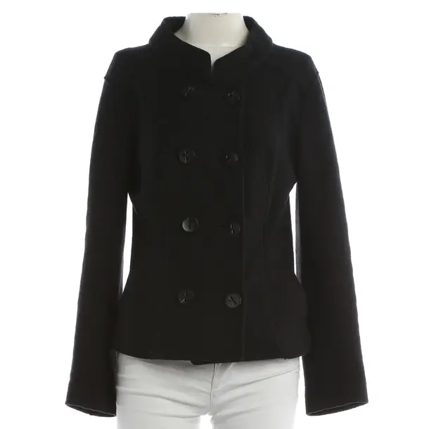 Mid-Season Jacket, in Black, Wool, Marc Cain