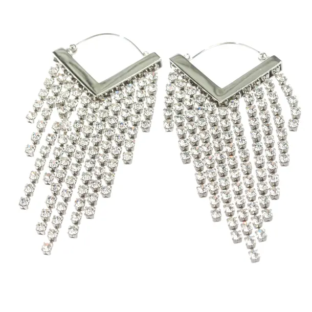 Ohrringe, in Silber, Metall (metallisch, metallisiert), Isabel Marant