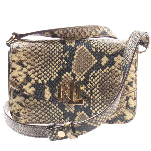 Borsa a cinture a tracolla, in Beige, Pelle, Lauren Ralph Lauren
