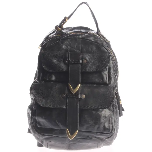 Rucksack, in Schwarz, Leder, Campomaggi