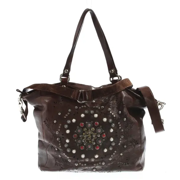 Schultertasche, in Braun, Leder, Campomaggi