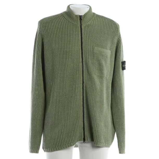 Strickjacke, in Grün, Baumwolle, Stone Island