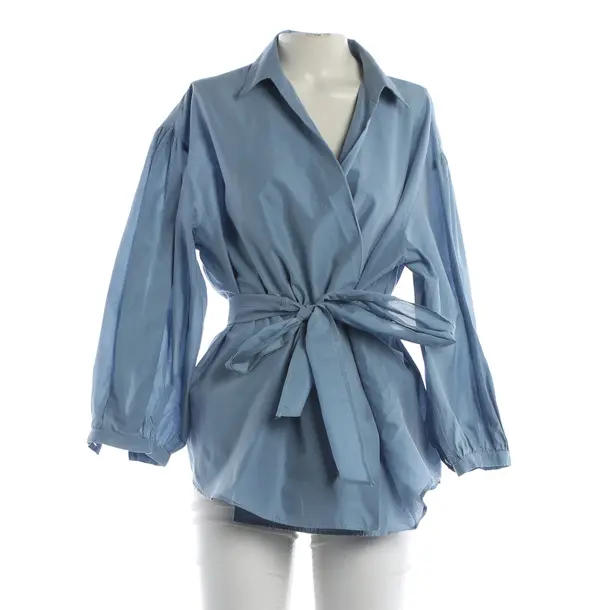Bluse, in Hellblau, Baumwolle, Max Mara