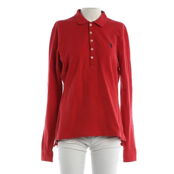 Long Sleeve Shirt, in Red, Cotton, Polo Ralph Lauren