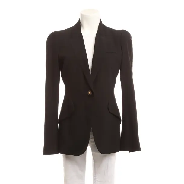 Blazer, in Nero, Acetato, Alexander McQueen