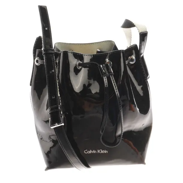 Bucket Bag, in Schwarz, Polyvinyl, Calvin Klein