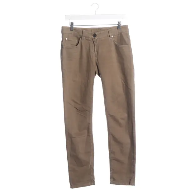 Jeans Slim Fit, in Camel, Baumwolle, Brunello Cucinelli
