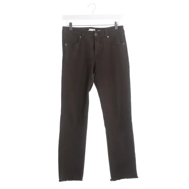 Pantaloni, in Marrone scuro, Cotone, Seducente