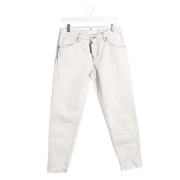 Jeans slim fit, in Bianco, Cotone, Dsquared