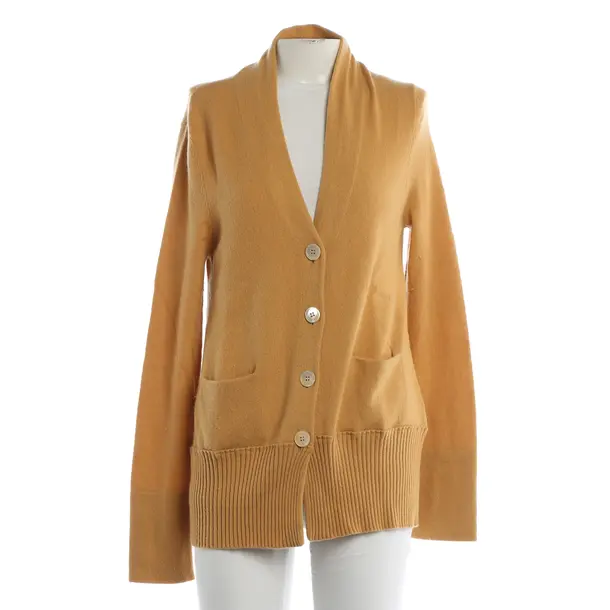 Cardigan, in Mustard Yellow, Cashmere, Allude