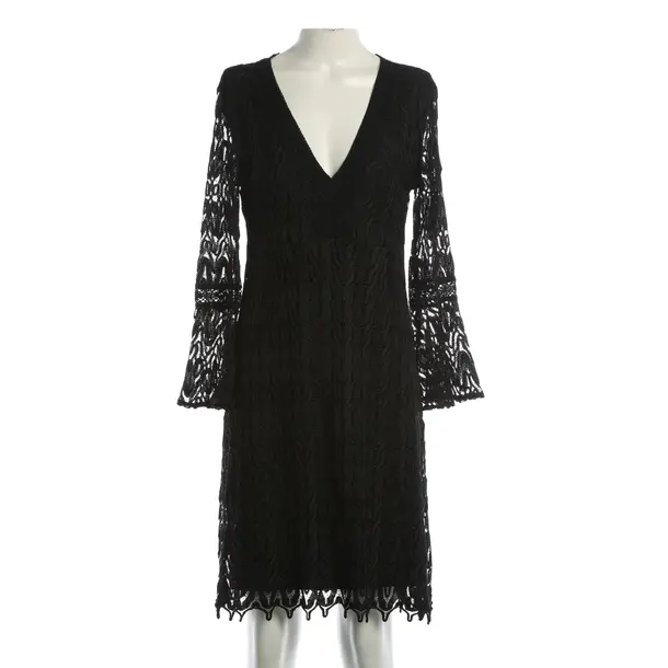 Cocktail Dress, in Black, Polyester, Ana Alcazar