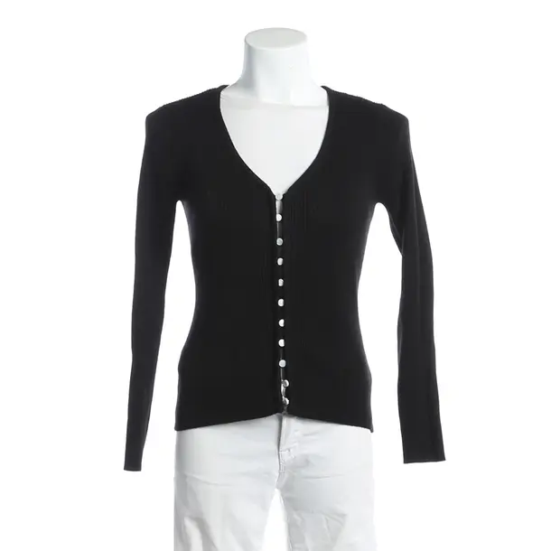 Strickjacke, in Schwarz, Baumwolle, Ba&sh