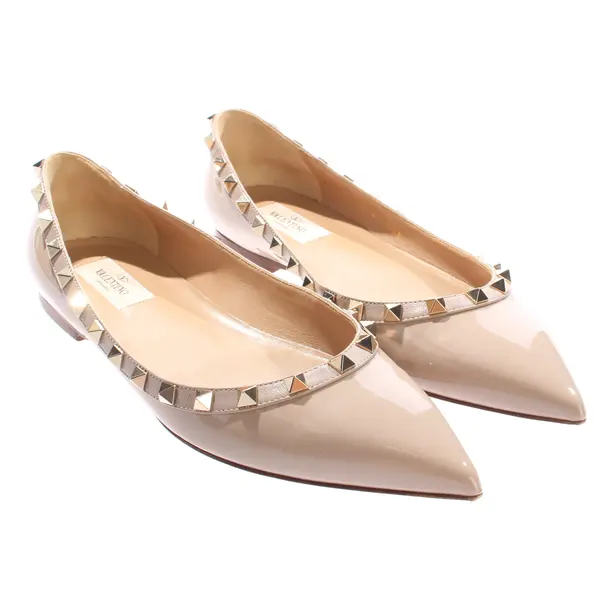 Ballet Flats, in Light Brown, Valentino