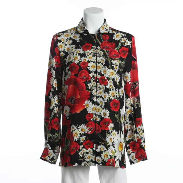 Bluse, in Mehrfarbig, Seide, Dolce & Gabbana