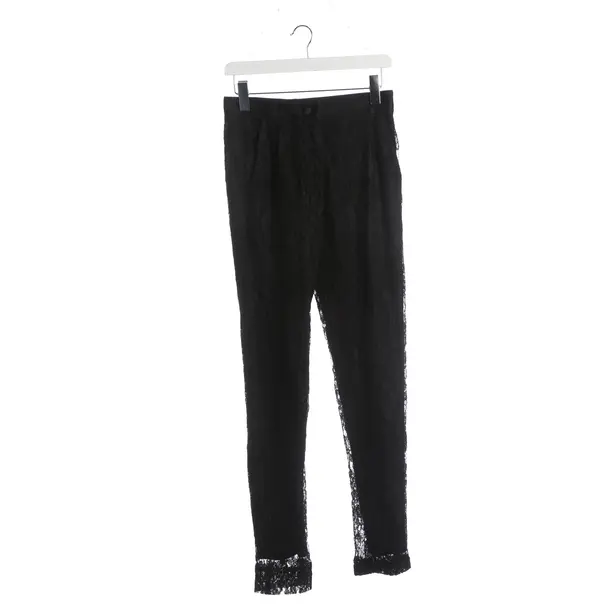 Pantaloni, in Nero, Viscosa, Dolce e Gabbana