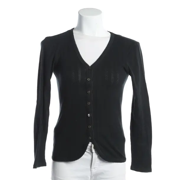 Cardigan, in Black, Cotton, Marc Cain