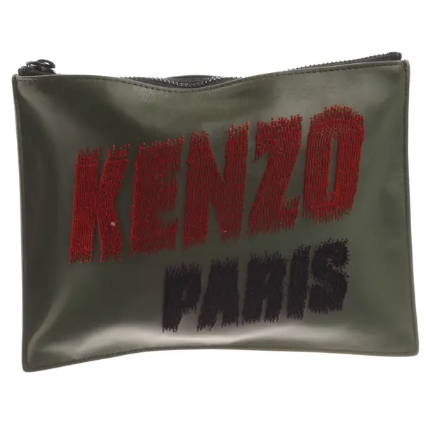 Clutch Bag, in Multicolored, Leather, Kenzo