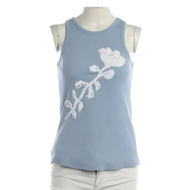 Top, in Light Blue, Cotton, Dorothee Schumacher