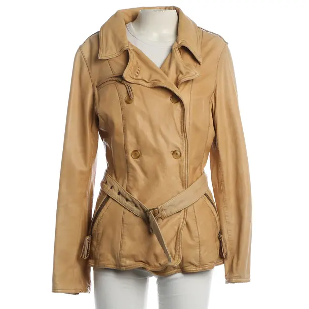 Lederjacke, in Hellbraun, Leder, Marc Cain