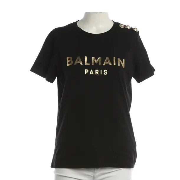 Shirt, in Black, Cotton, Balmain