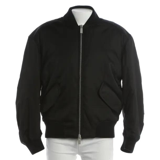 Mid-Season Jacket, in Black, Polyamide, Off-White