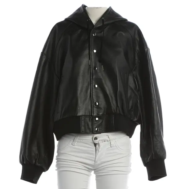 Lederjacke, in Schwarz, Leder, Frankie Shop