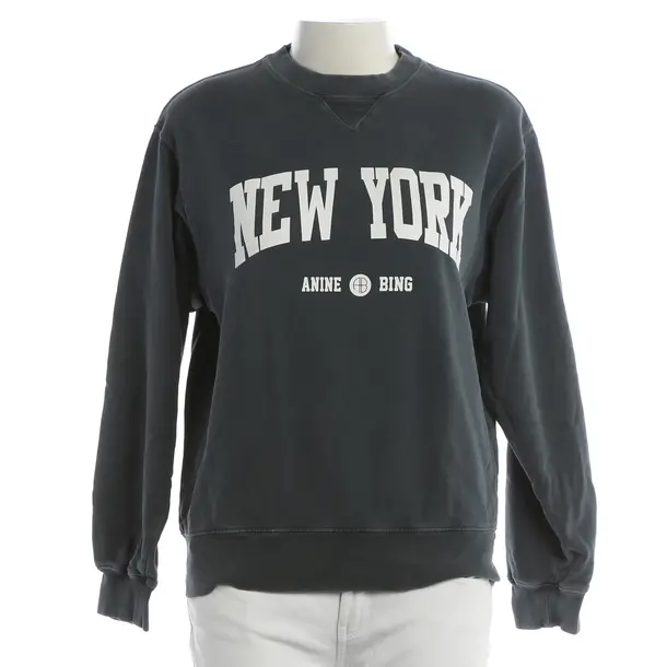 Sweatshirt, in Dark Gray, Cotton, Anine Bing