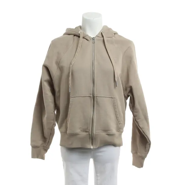 Zip-up Hoodie, in Light Brown, Cotton, Ami Paris