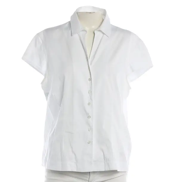 Blouse, in White, Cotton, Van Laack